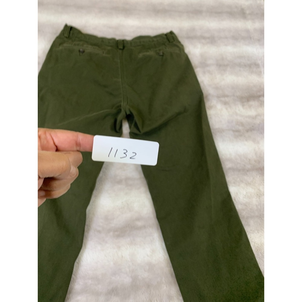Polo Ralph Lauren Bedford Chino Pants Mens Green Classic Fit Cotton Casual 32x29 - Picture 9 of 9